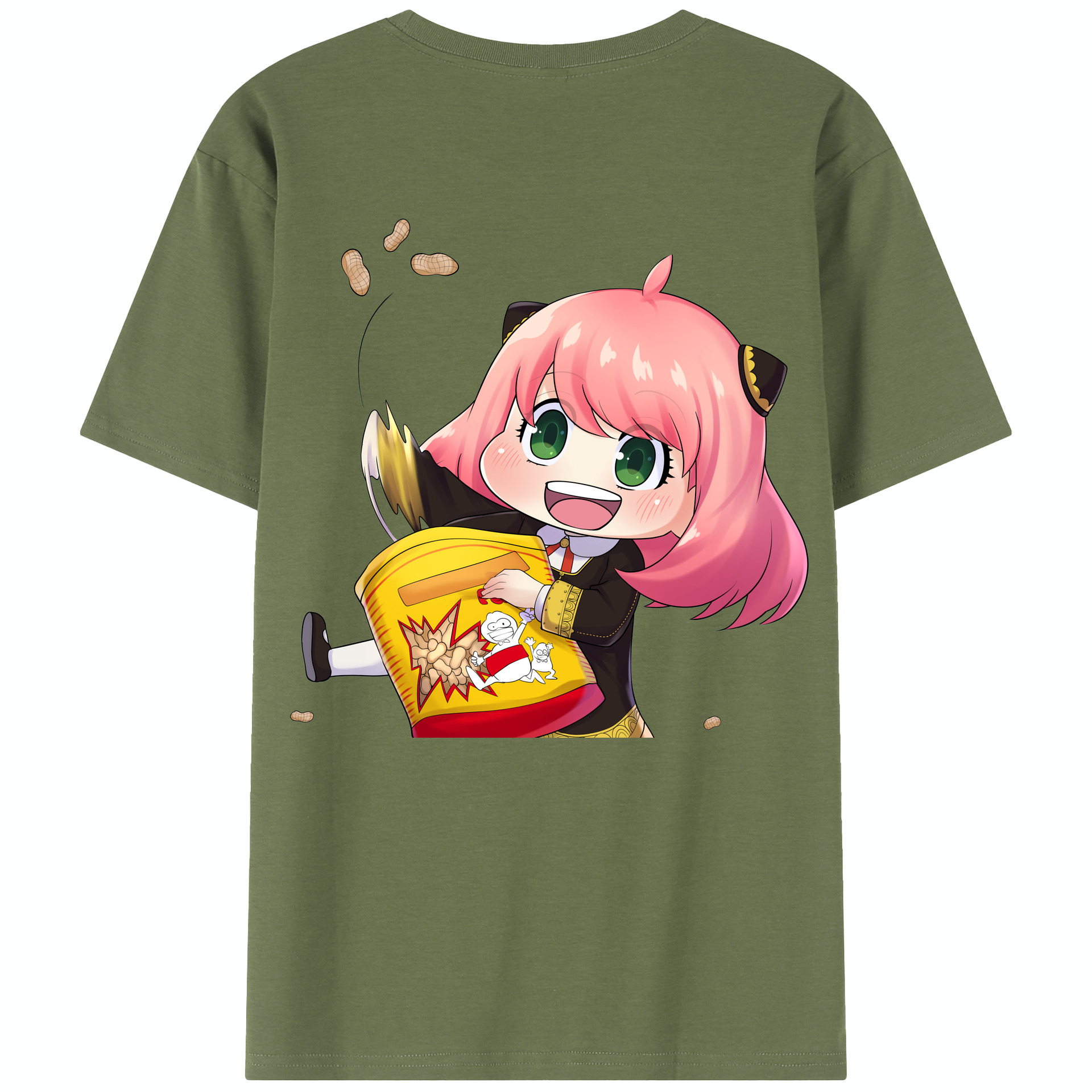 （画像用） SPY×FAMILY间谍家家酒 綿100％半袖Tシャツ（背面プリント）